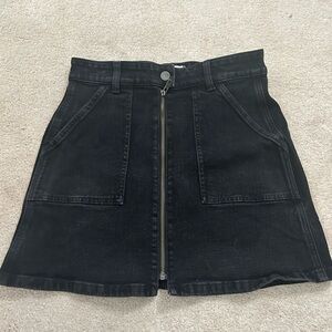 Madewell Mini Skirt Black